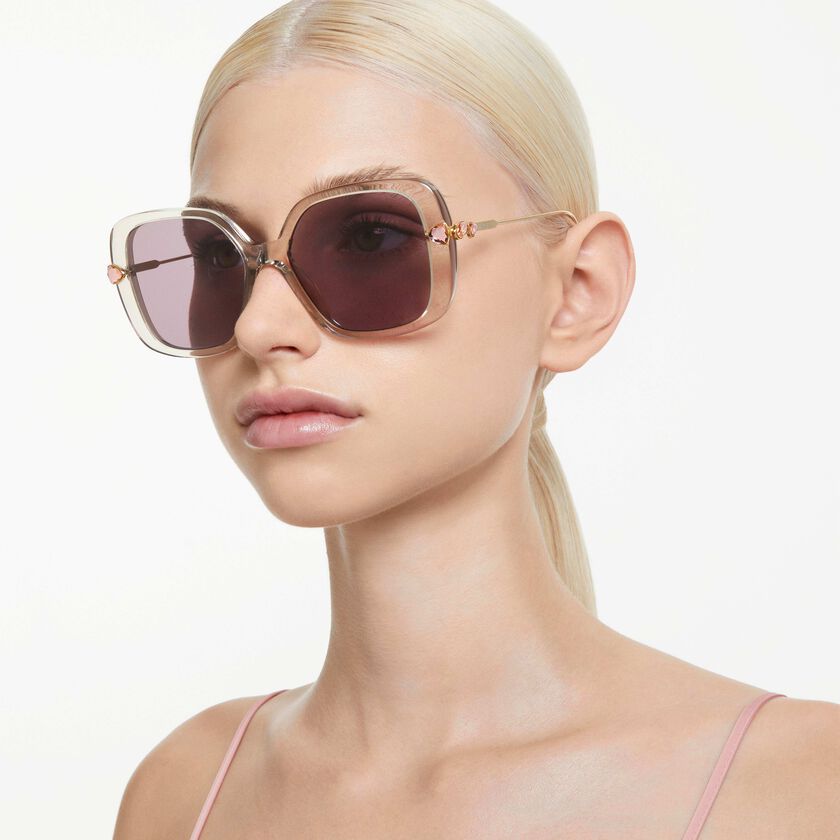 Sunglasses Oversized, Square shape, SK6011EL, Purple