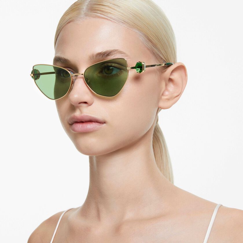 Sunglasses Cat-eye shape, SK7003EL, Green