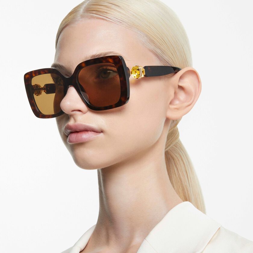 Sunglasses Oversized, Square shape, SK6001 EL SQ, Brown